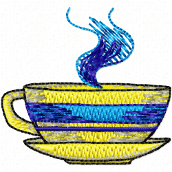 Mugs Embroidery Design 12 Mugs Embroidery Design 12